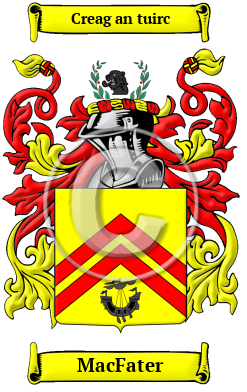 MacFater Family Crest/Coat of Arms