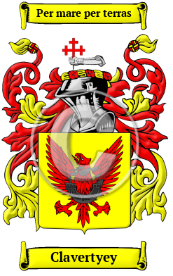 Clavertyey Family Crest/Coat of Arms