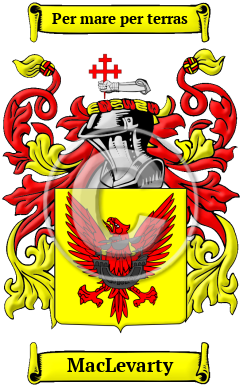 MacLevarty Family Crest/Coat of Arms