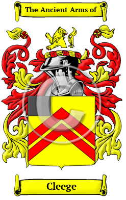 Cleege Family Crest/Coat of Arms