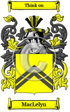 MacLelyn Family Crest/Coat of Arms