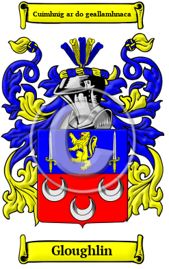 Gloughlin Family Crest/Coat of Arms