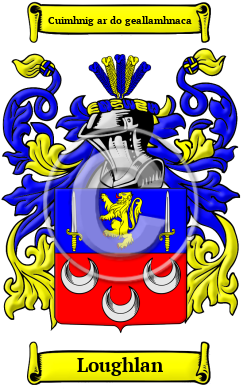 Loughlan Family Crest/Coat of Arms