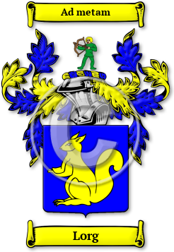 Lorg Family Crest Download (jpg) Legacy Series - 150 DPI