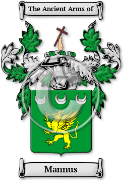 Mannus Family Crest Download (jpg) Legacy Series - 150 DPI