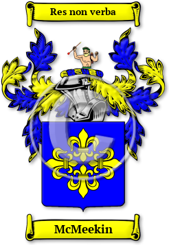 McMeekin Family Crest Download (jpg) Legacy Series - 150 DPI