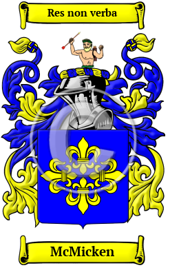 McMicken Family Crest/Coat of Arms