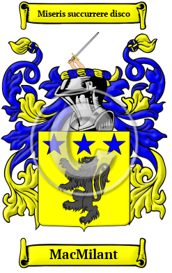 MacMilant Family Crest/Coat of Arms