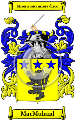 MacMuland Family Crest/Coat of Arms