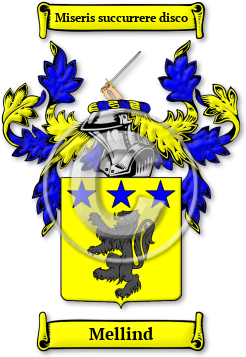 Mellind Family Crest Download (JPG) Legacy Series - 600 DPI
