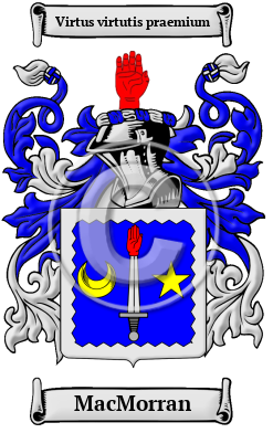 MacMorran Family Crest/Coat of Arms