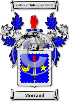 Morrand Family Crest Download (jpg) Legacy Series - 150 DPI