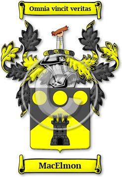 MacElmon Family Crest Download (jpg) Legacy Series - 150 DPI