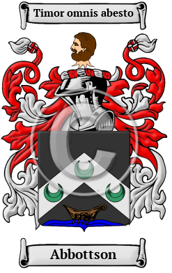 Abbottson Family Crest/Coat of Arms