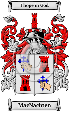 MacNachten Family Crest/Coat of Arms