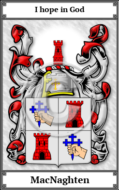 MacNaghten Family Crest Download (JPG)  Book Plated - 150 DPI
