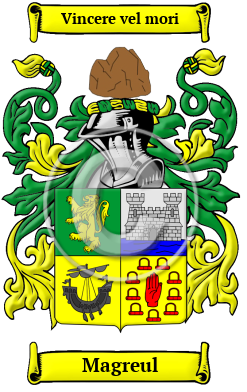 Magreul Family Crest/Coat of Arms