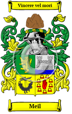 Meil Family Crest/Coat of Arms