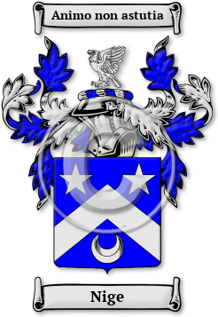 Nige Family Crest Download (JPG) Legacy Series - 600 DPI