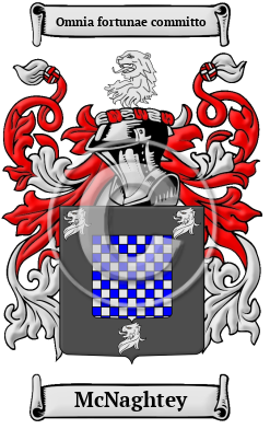 McNaghtey Family Crest/Coat of Arms