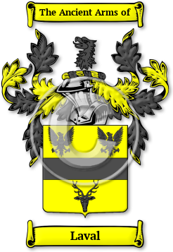 Laval Family Crest Download (JPG) Legacy Series - 600 DPI