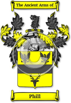 Phill Family Crest Download (JPG) Legacy Series - 300 DPI