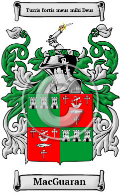 MacGuaran Family Crest/Coat of Arms