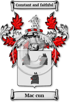 Mac cun Family Crest Download (jpg) Legacy Series - 150 DPI