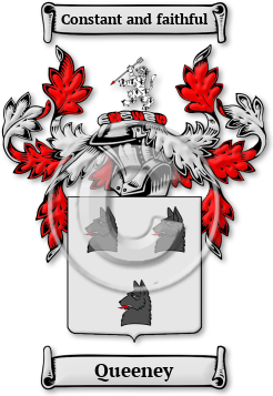 Queeney Family Crest Download (JPG) Legacy Series - 600 DPI