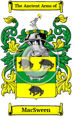 MacSween Family Crest/Coat of Arms