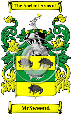 McSweend Family Crest/Coat of Arms