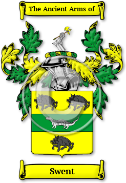 Swent Family Crest Download (jpg) Legacy Series - 150 DPI