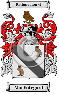 MacEntegard Family Crest/Coat of Arms