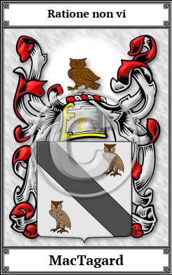 MacTagard Family Crest Download (JPG)  Book Plated - 150 DPI