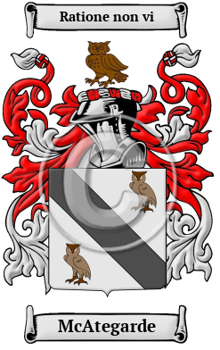 McAtegarde Family Crest/Coat of Arms