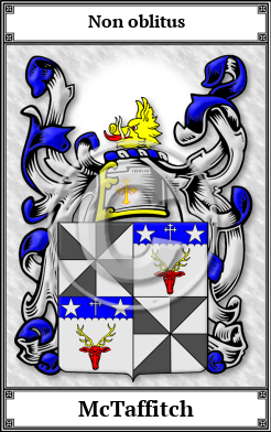 McTaffitch Family Crest Download (JPG)  Book Plated - 150 DPI