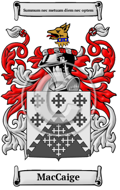 MacCaige Family Crest/Coat of Arms