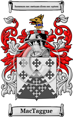 MacTaggue Family Crest/Coat of Arms