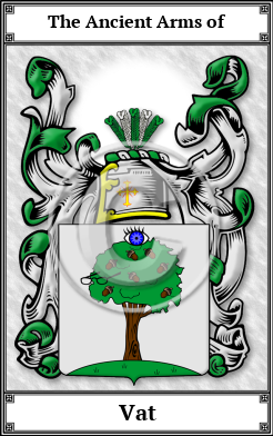 Vat Family Crest Download (JPG)  Book Plated - 150 DPI