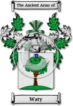 Waty Family Crest Download (JPG) Legacy Series - 600 DPI