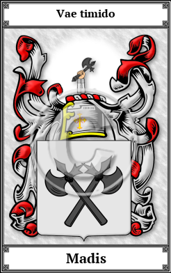 Madis Family Crest Download (JPG)  Book Plated - 150 DPI