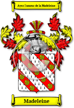 Madeleine Family Crest Download (jpg) Legacy Series - 150 DPI
