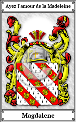 Magdalene Family Crest Download (JPG) Book Plated - 600 DPI