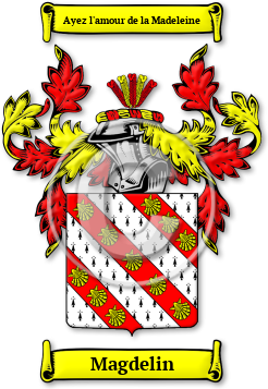 Magdelin Family Crest Download (jpg) Legacy Series - 150 DPI
