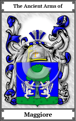 Maggiore Family Crest Download (JPG)  Book Plated - 150 DPI