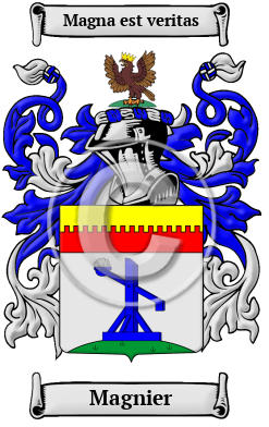 Magnier Family Crest/Coat of Arms