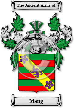 Mang Family Crest Download (jpg) Legacy Series - 150 DPI