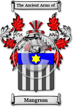 Mangrum Family Crest Download (jpg) Legacy Series - 150 DPI