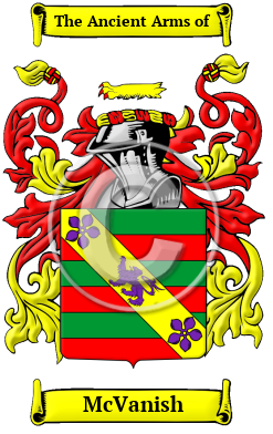 McVanish Family Crest/Coat of Arms