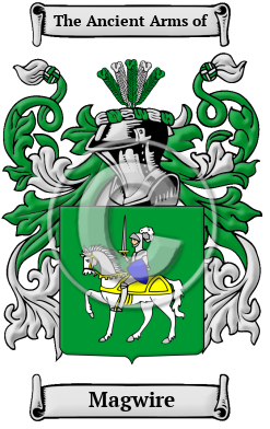 Magwire Family Crest/Coat of Arms
